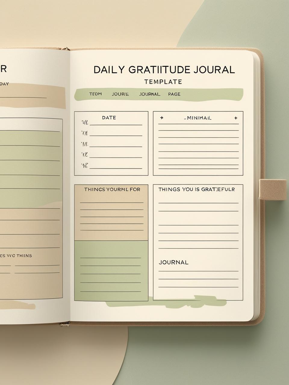 Daily Gratitude Journal Template